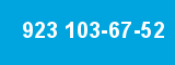 923 103-67-52
